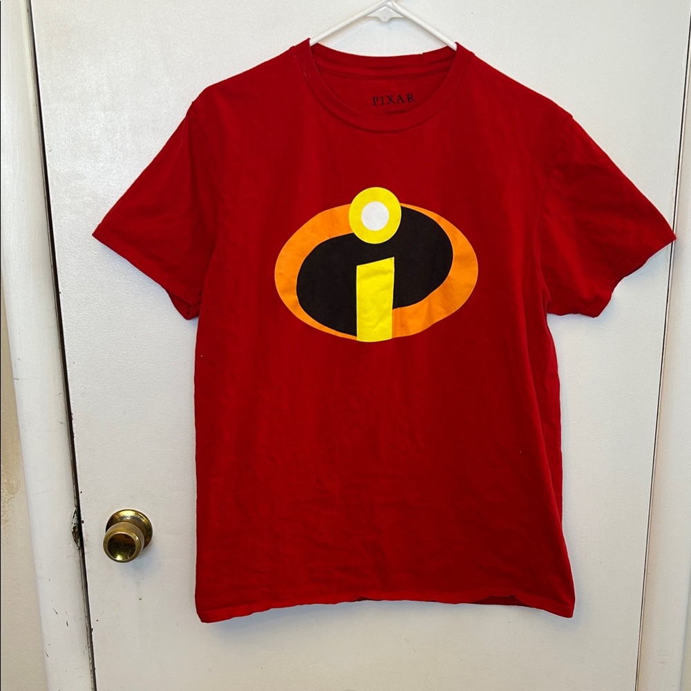 Pixar Incredibles  Adult Red Shirt Large